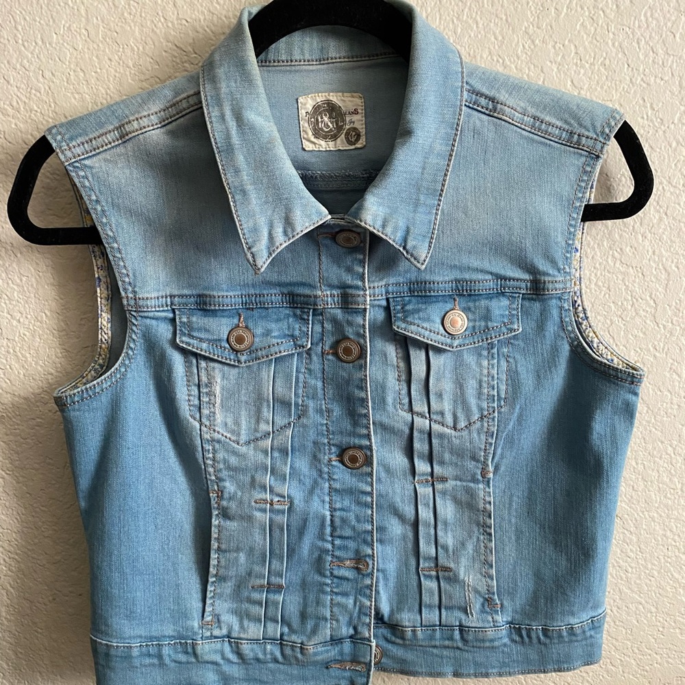 Denim vest